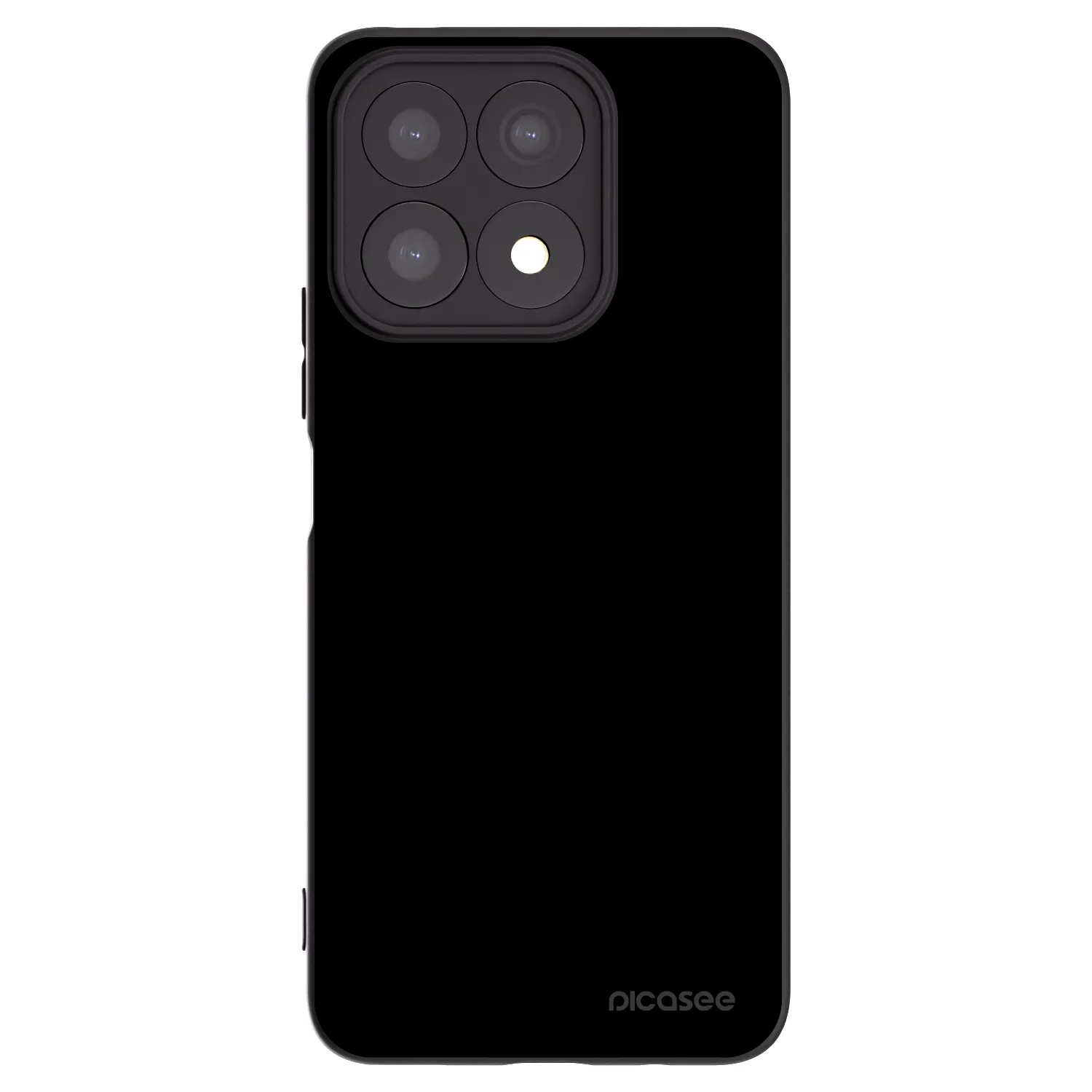 Picasee husă neagră din silicon pentru Honor X8a - Black Bliss
