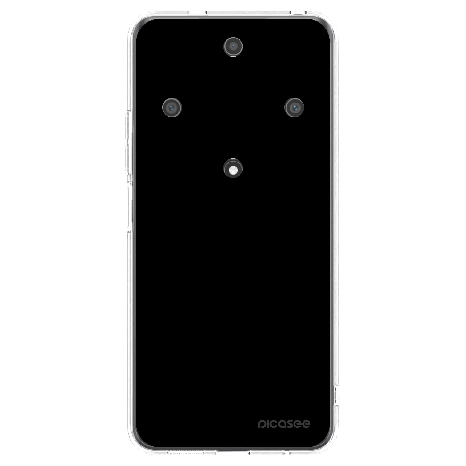 Picasee husă transparentă din silicon pentru Honor Magic5 Lite 5G - Black Bliss