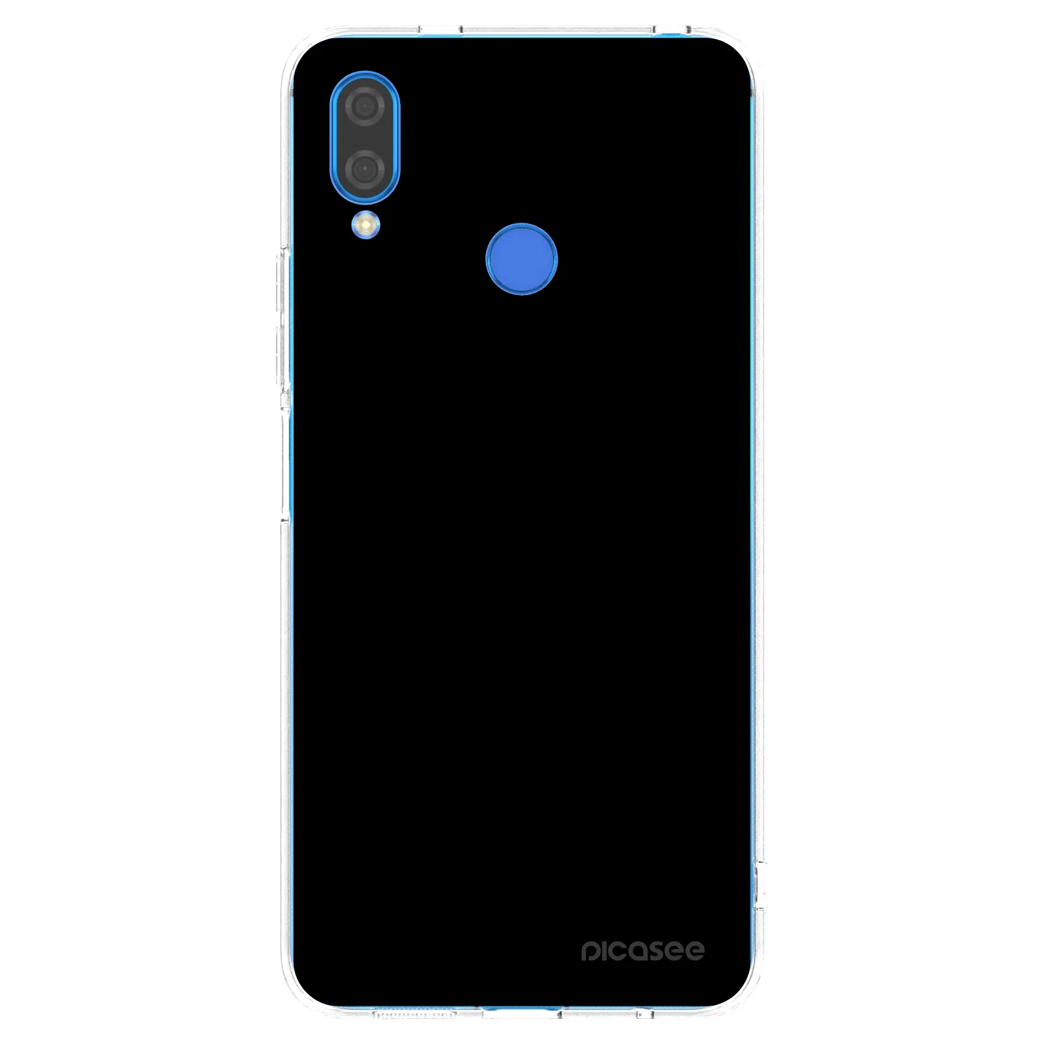 Picasee husă transparentă din silicon pentru Huawei Nova 3 - Black Bliss