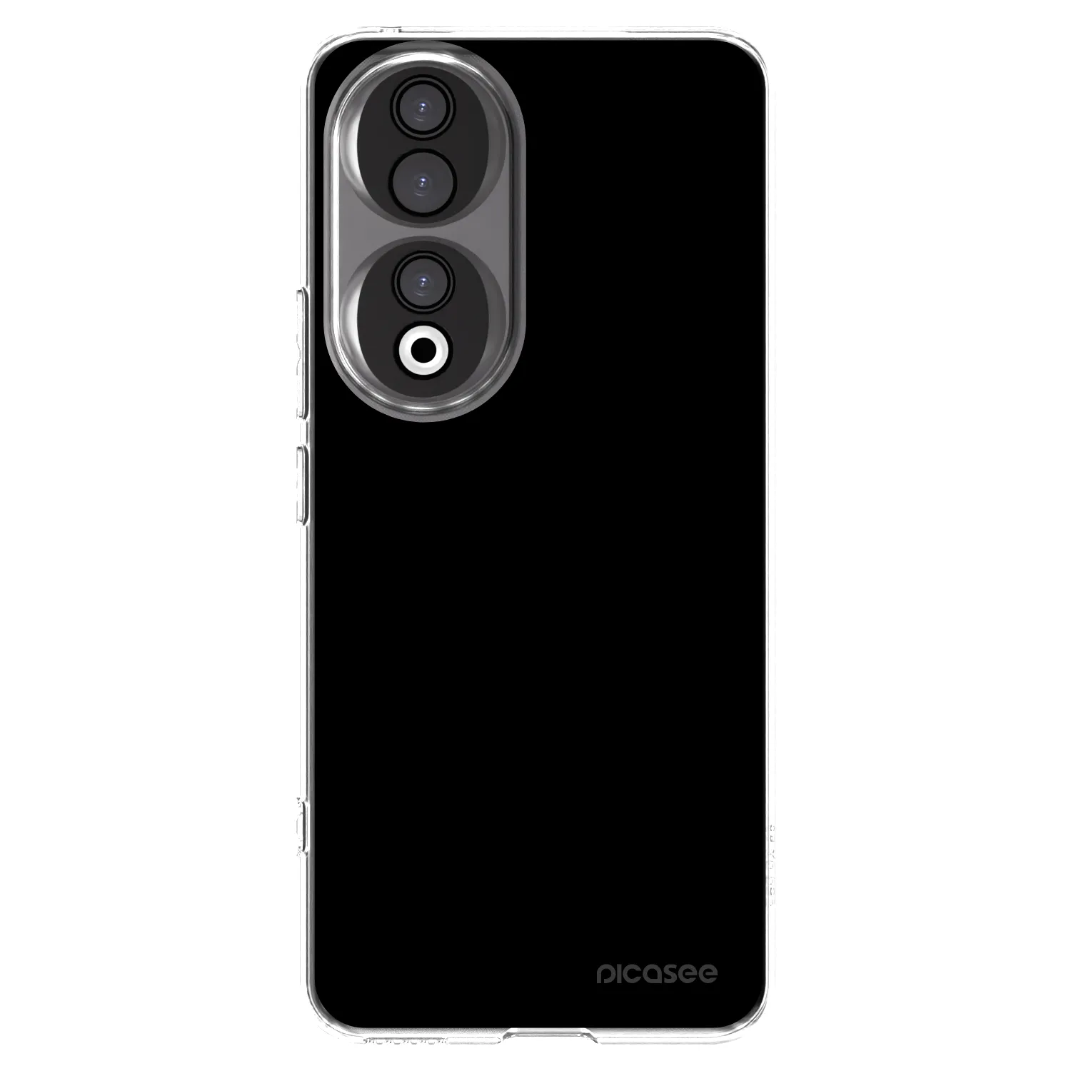 Picasee husă transparentă din silicon pentru Honor 90 5G - Black Bliss