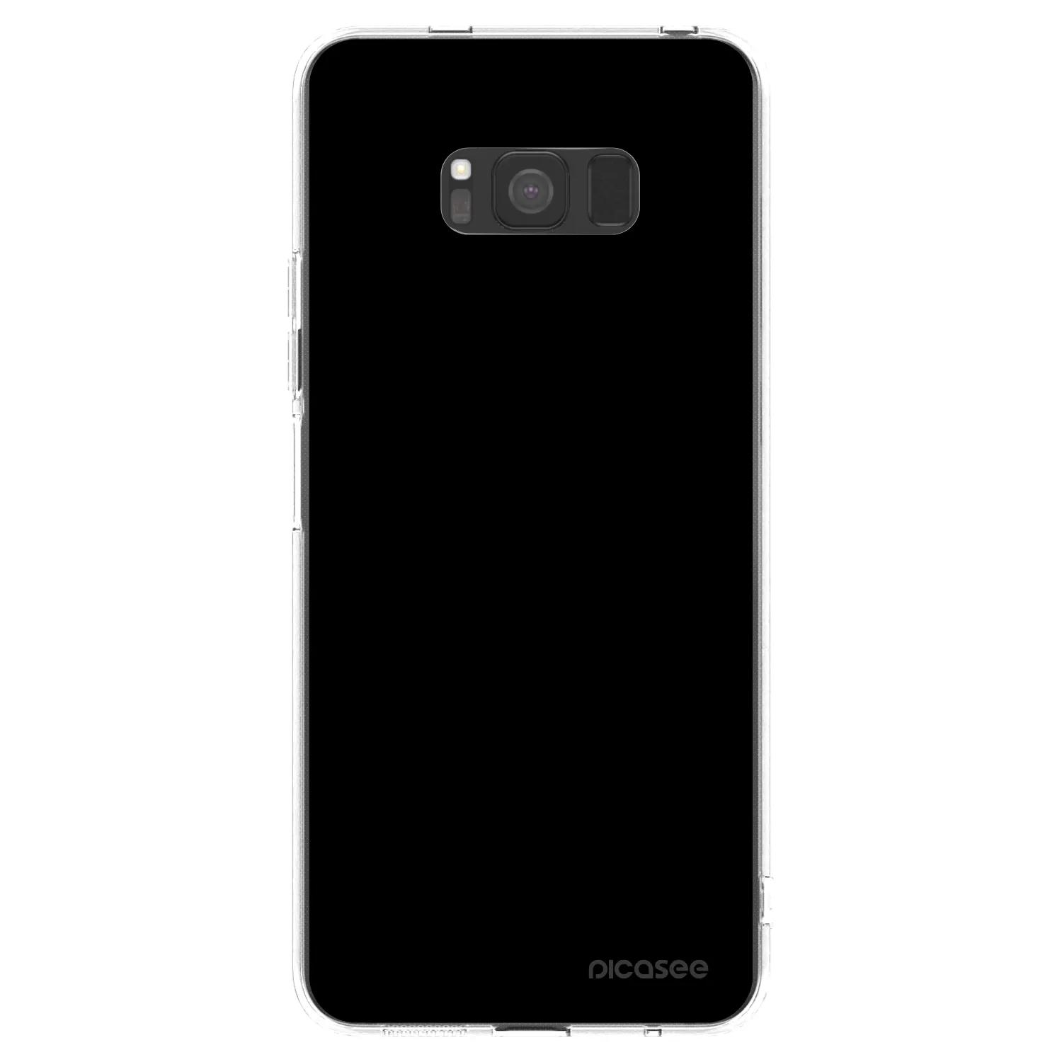 Picasee husă transparentă din silicon pentru Samsung Galaxy S8 G950F - Black Bliss