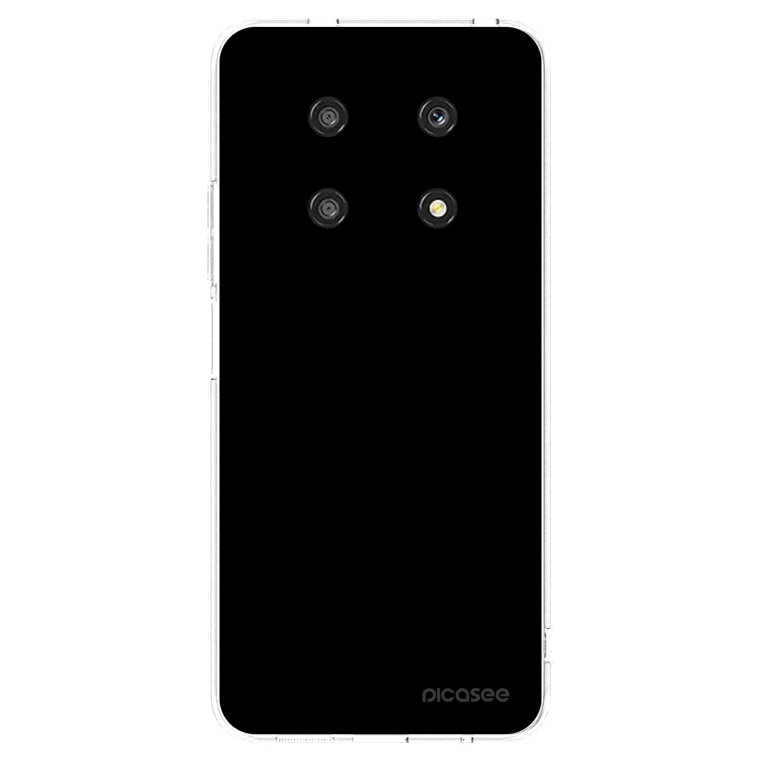 Picasee husă transparentă din silicon pentru Honor Magic4 Lite 5G - Black Bliss