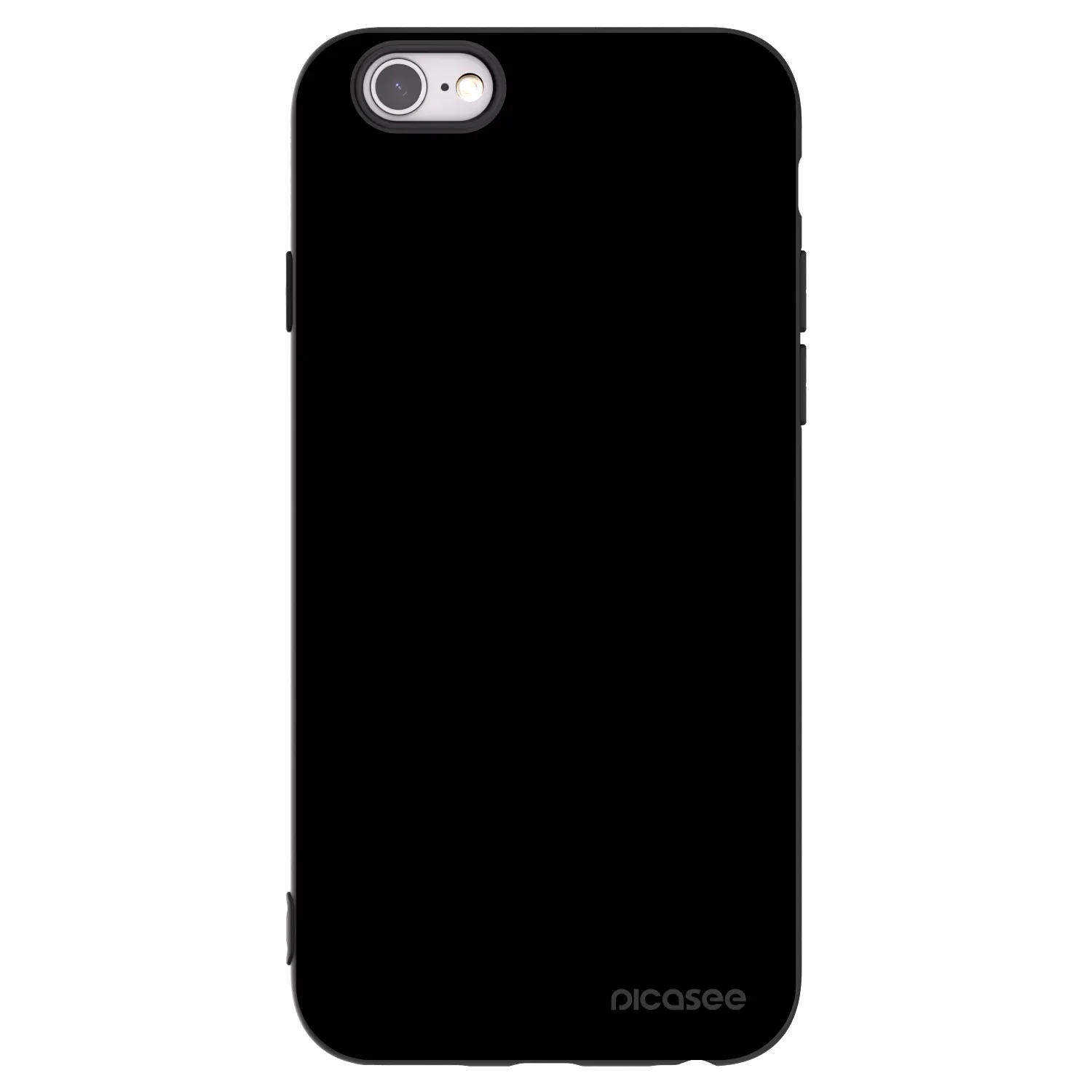 Picasee husă neagră din silicon pentru Apple iPhone 6/6S - Black Bliss