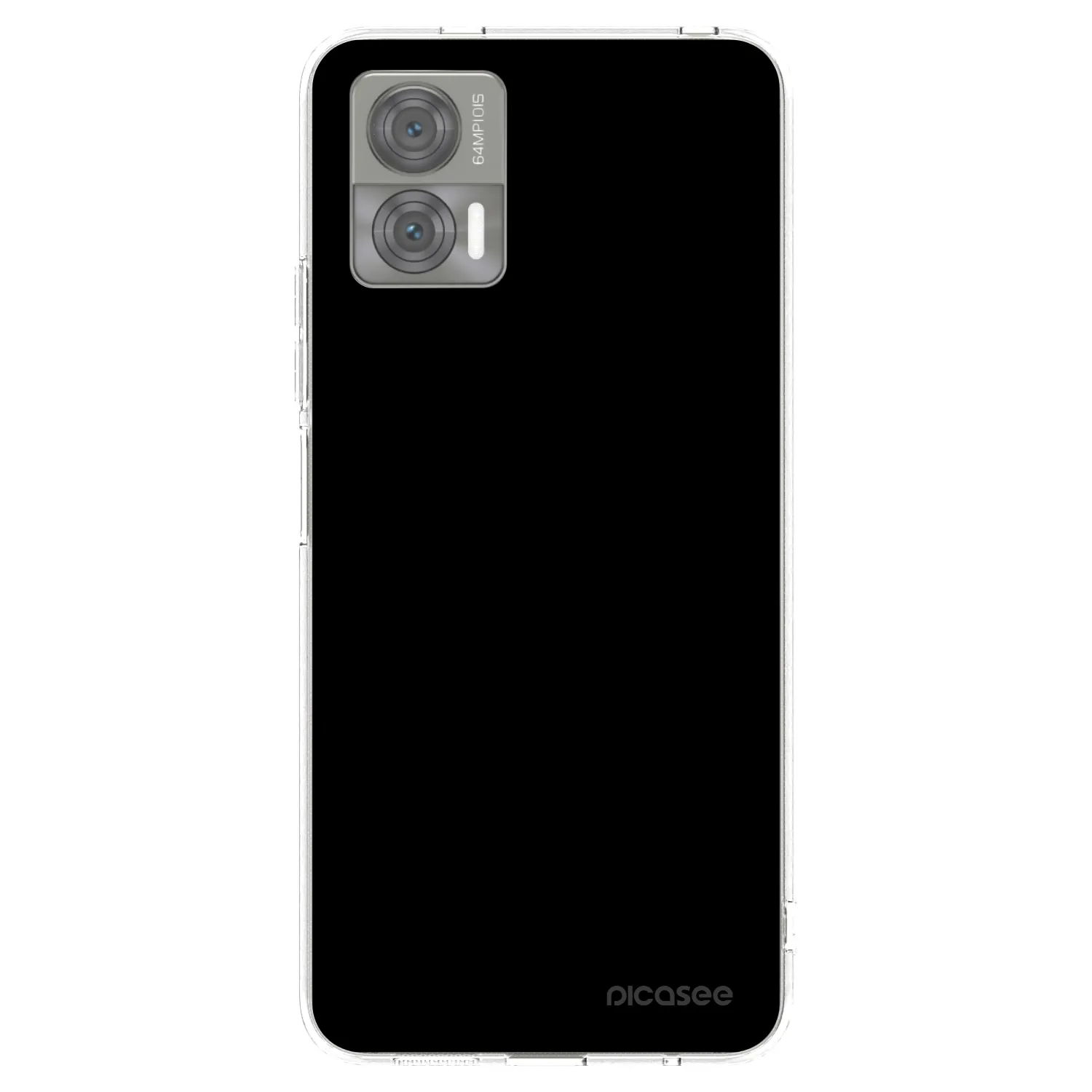 Picasee husă transparentă din silicon pentru Motorola Edge 30 Neo - Black Bliss