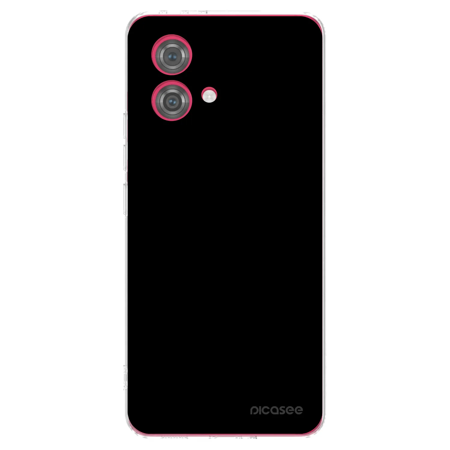 Picasee husă transparentă din silicon pentru Motorola Moto G84 5G - Black Bliss