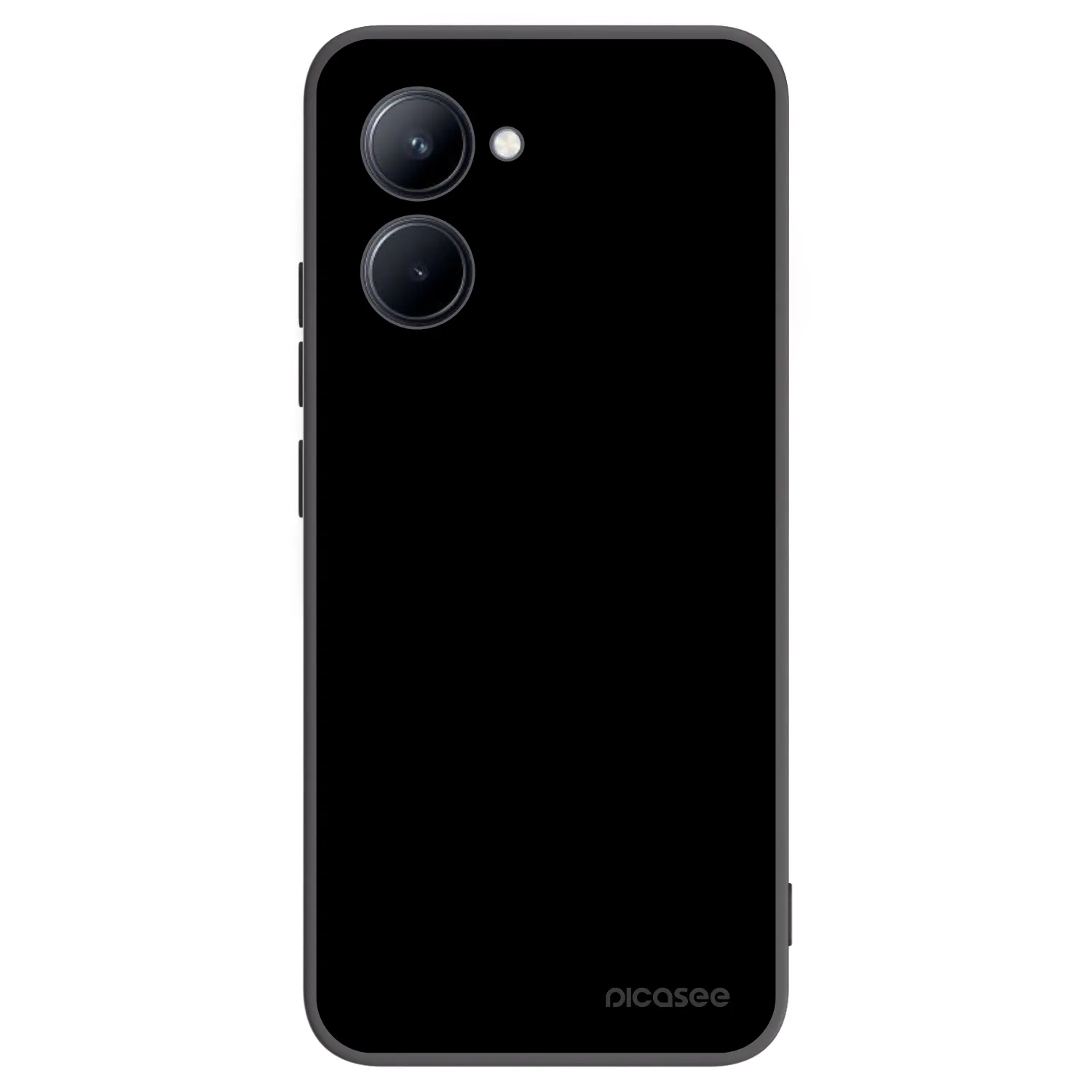 Picasee husă neagră din silicon pentru Realme C33 (2023) - Black Bliss