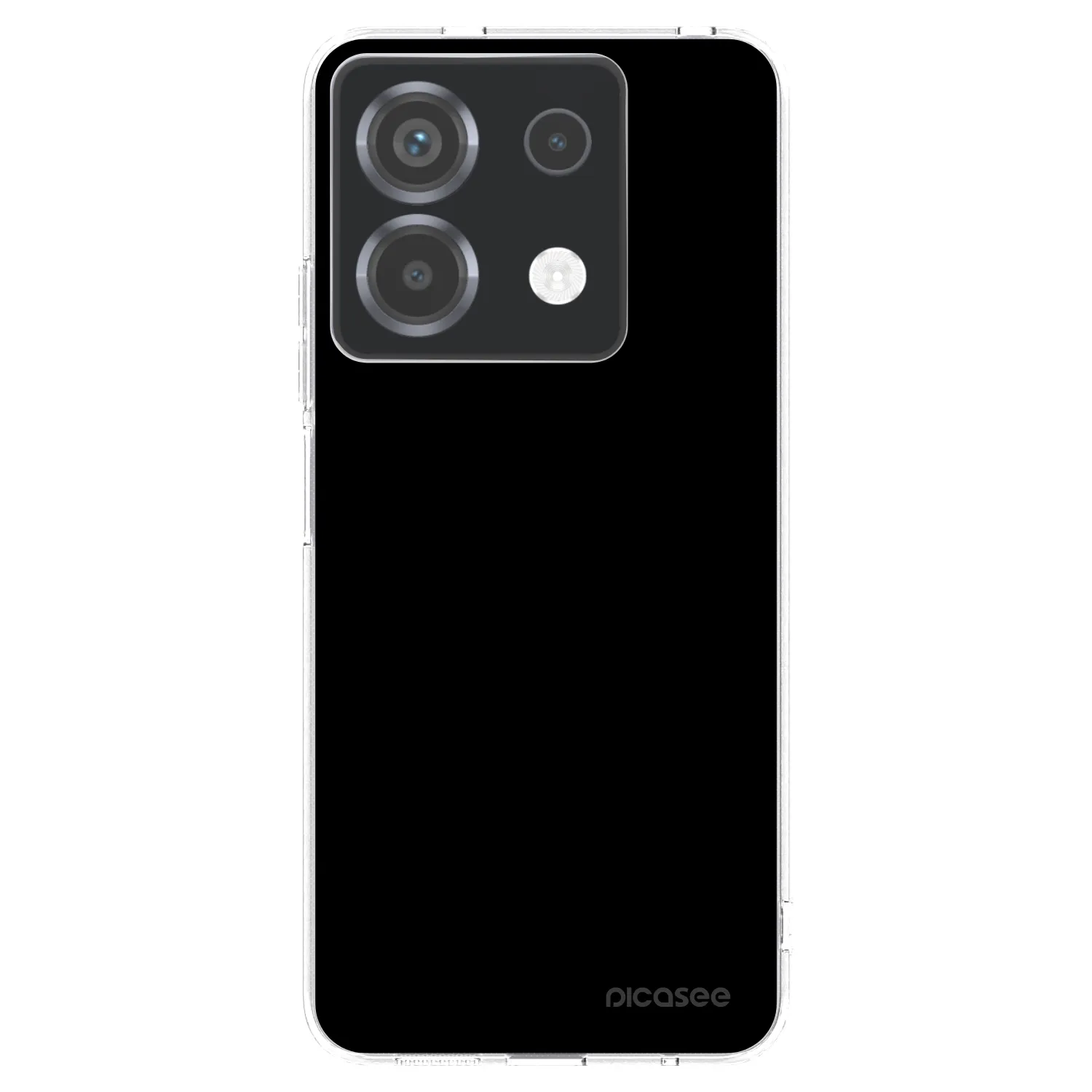 Picasee husă transparentă din silicon pentru Xiaomi Poco X6 - Black Bliss