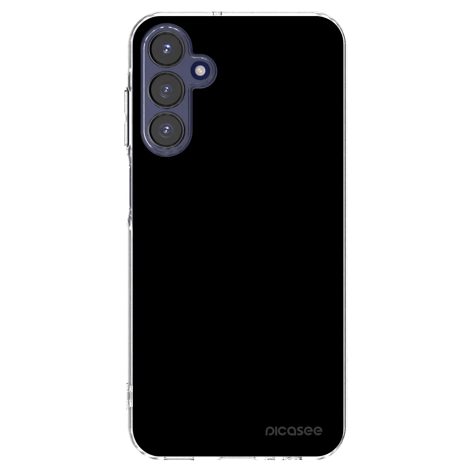 Picasee husă transparentă din silicon pentru Samsung Galaxy A15 A155F 4G - Black Bliss