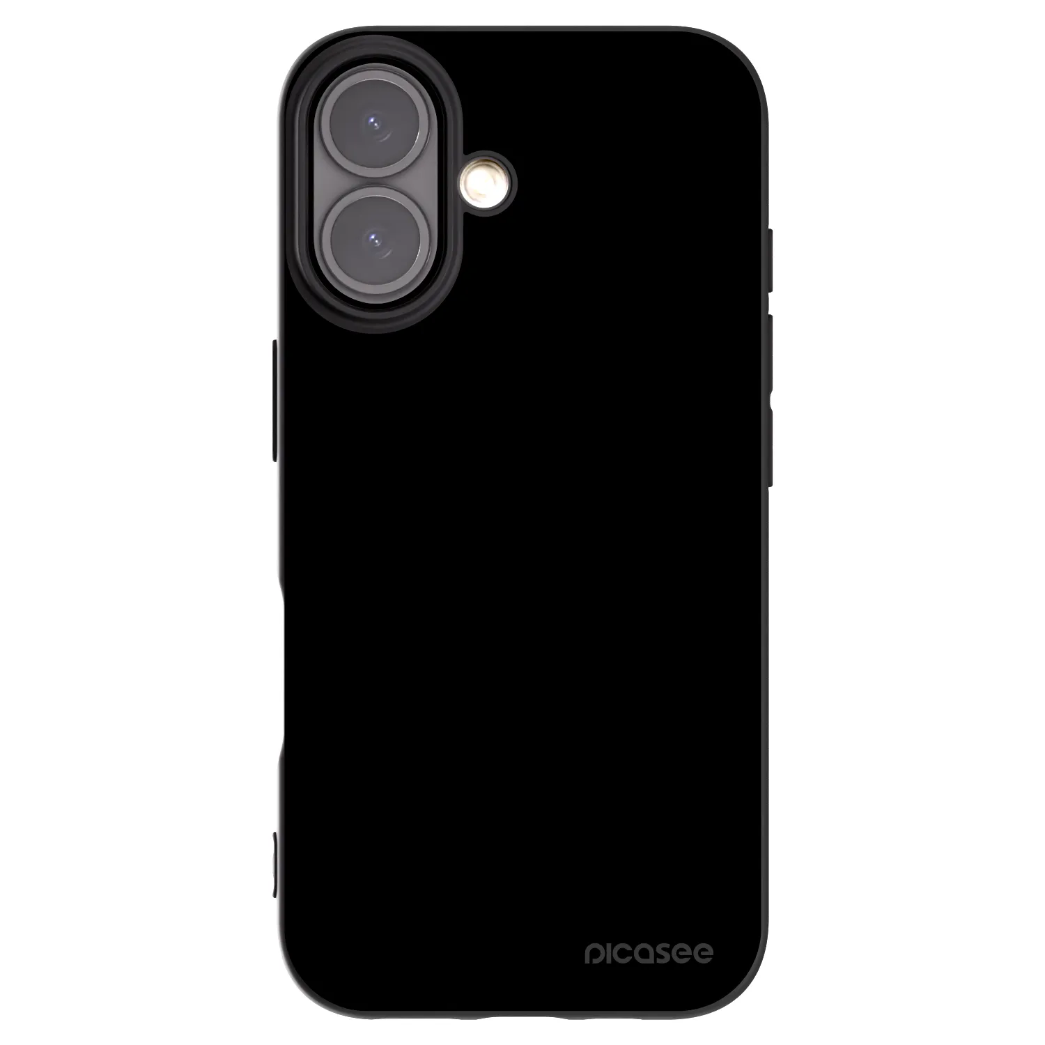 Picasee husă neagră din silicon pentru Apple iPhone 16 - Black Bliss