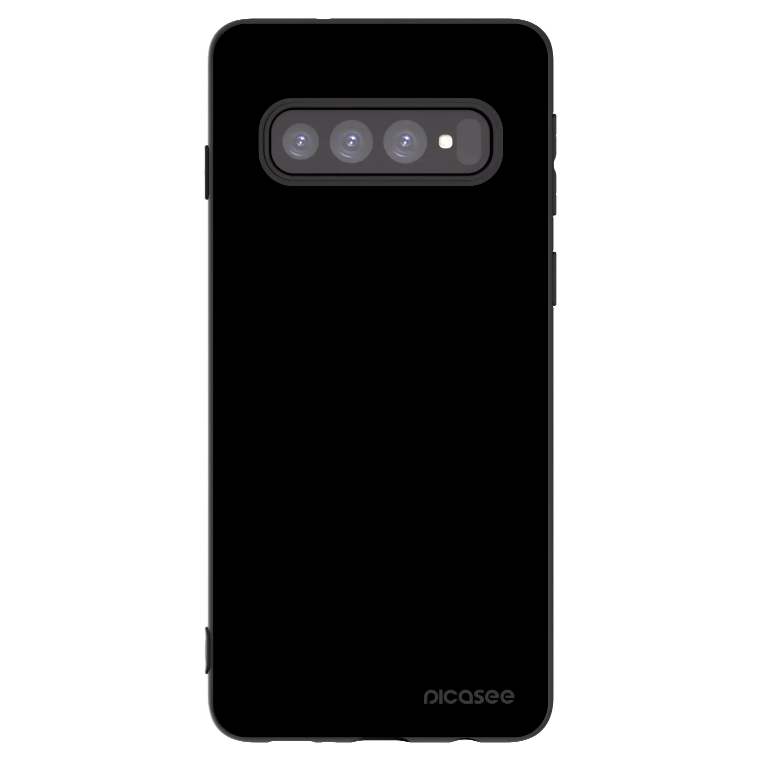 Picasee husă neagră din silicon pentru Samsung Galaxy S10 G973 - Black Bliss