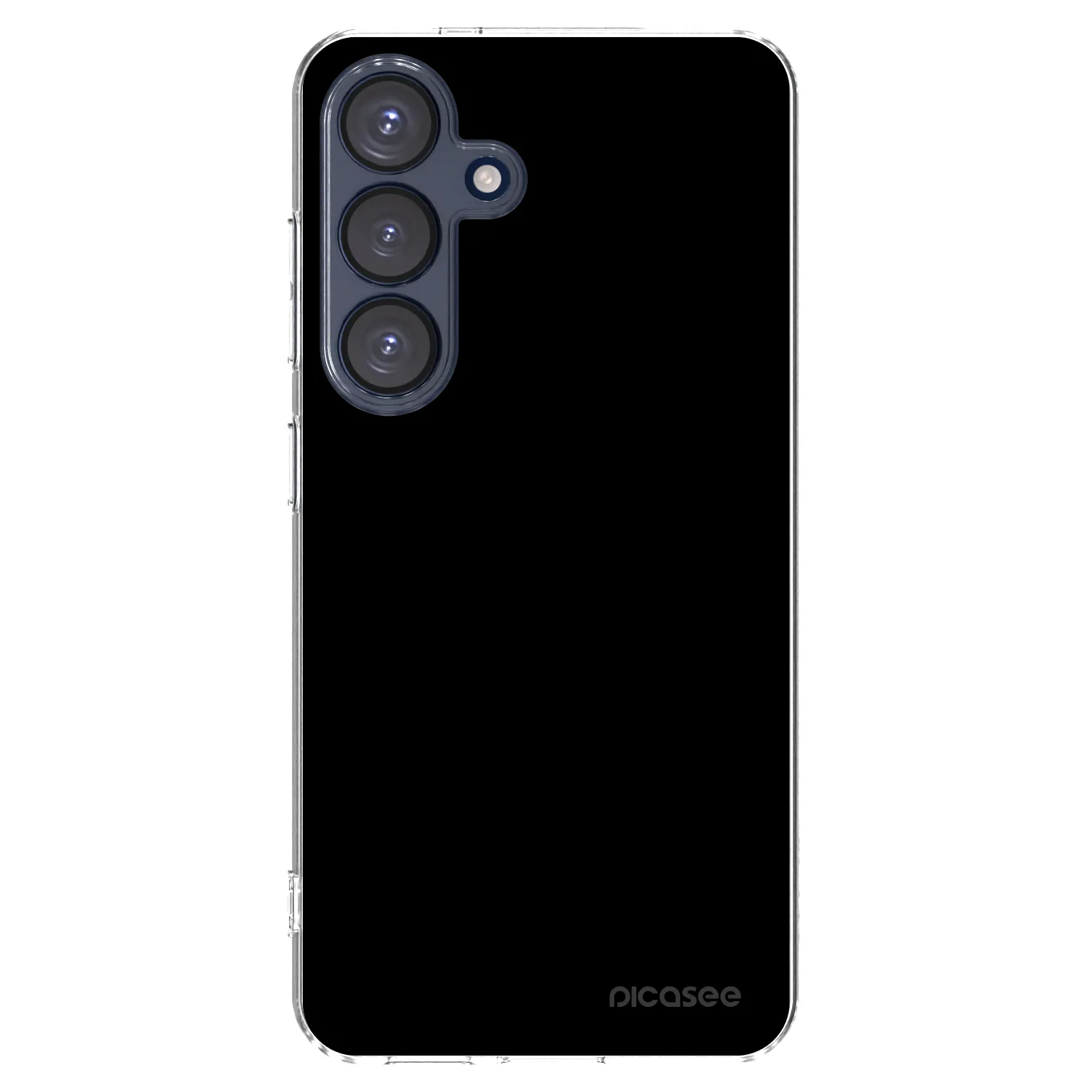 Picasee husă transparentă din silicon pentru Samsung Galaxy S25 5G - Black Bliss