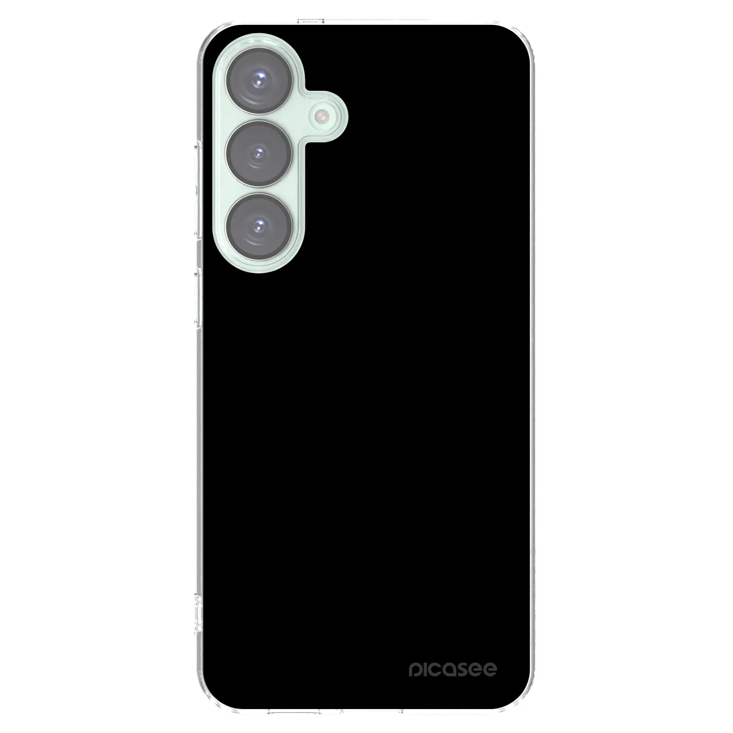 Picasee husă transparentă din silicon pentru Samsung Galaxy S25+ 5G - Black Bliss