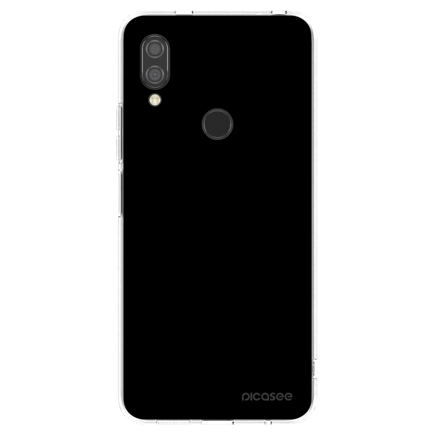 Picasee husă transparentă din silicon pentru Xiaomi Redmi 7 - Black Bliss