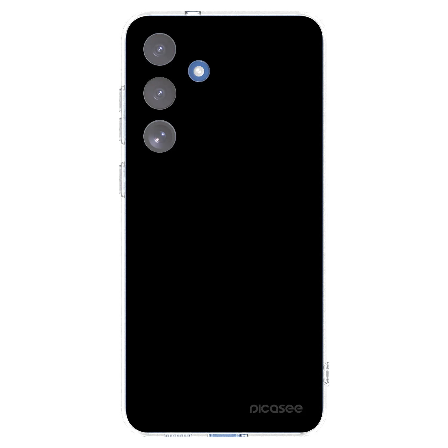 Picasee husă transparentă din silicon pentru Samsung Galaxy S25 FE 5G - Black Bliss