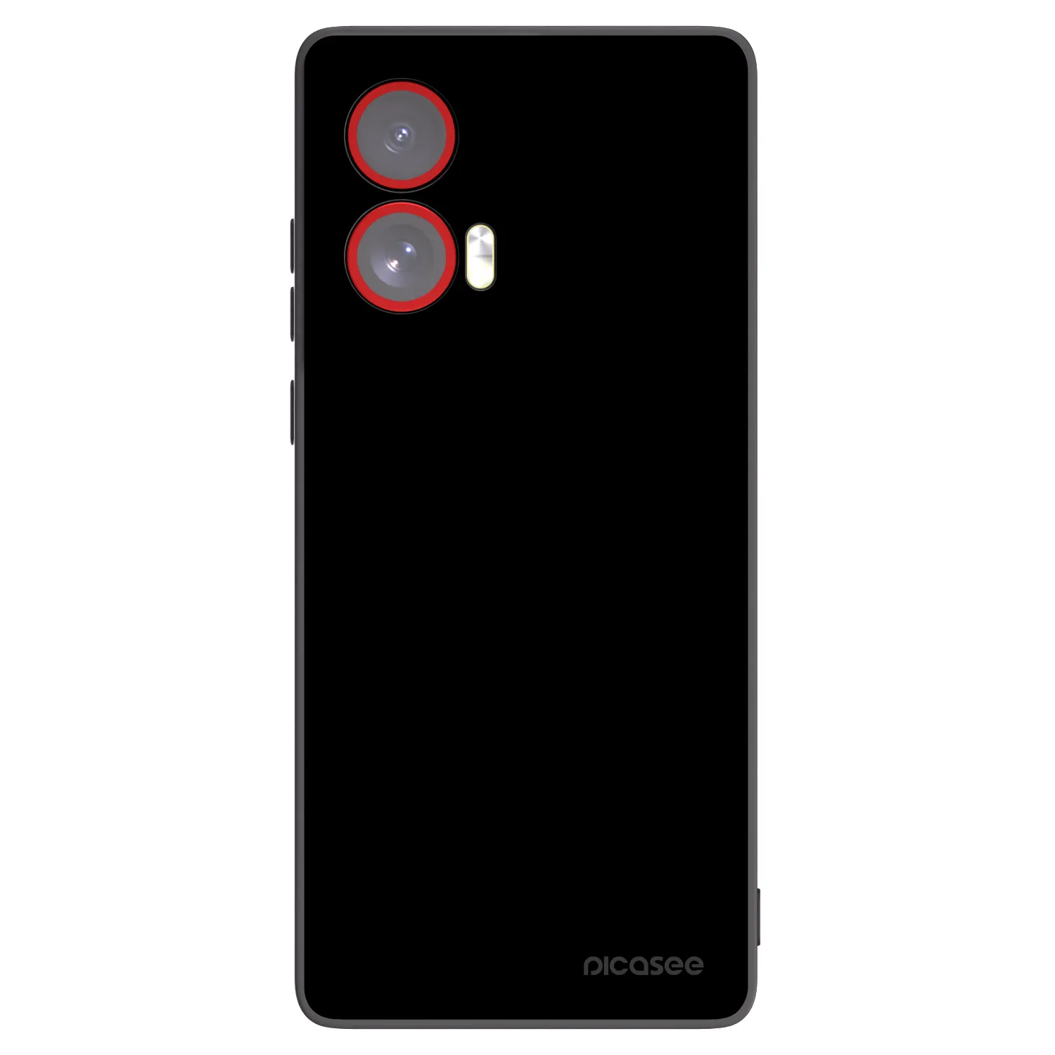 Picasee husă neagră din silicon pentru Motorola Edge 50 Fusion - Black Bliss
