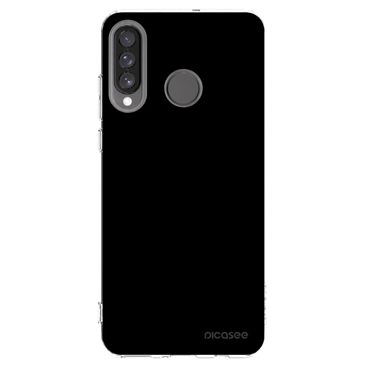 Picasee husă transparentă din silicon pentru Huawei P30 Lite - Black Bliss