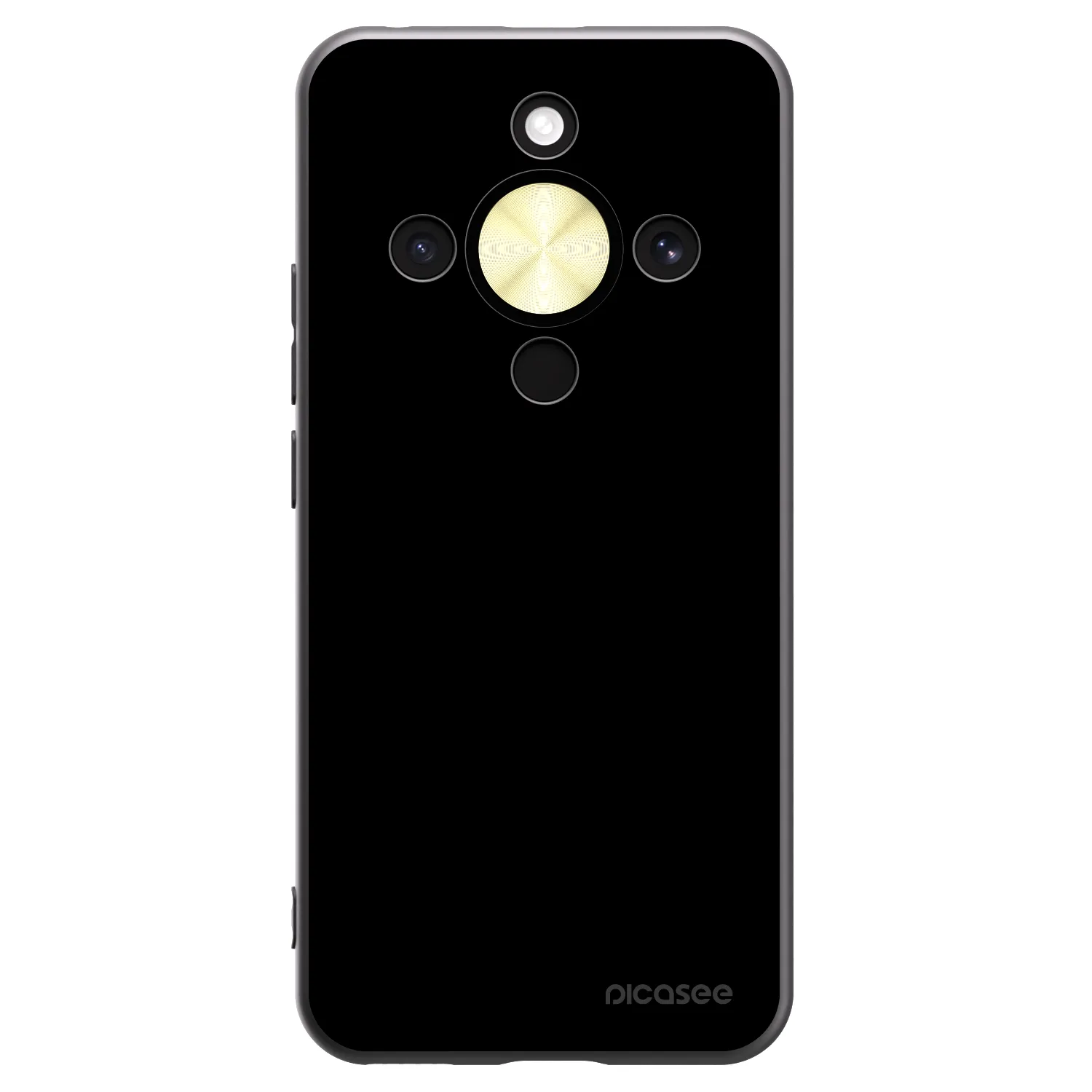 Picasee husă neagră din silicon pentru Honor Magic8 Lite 5G - Black Bliss