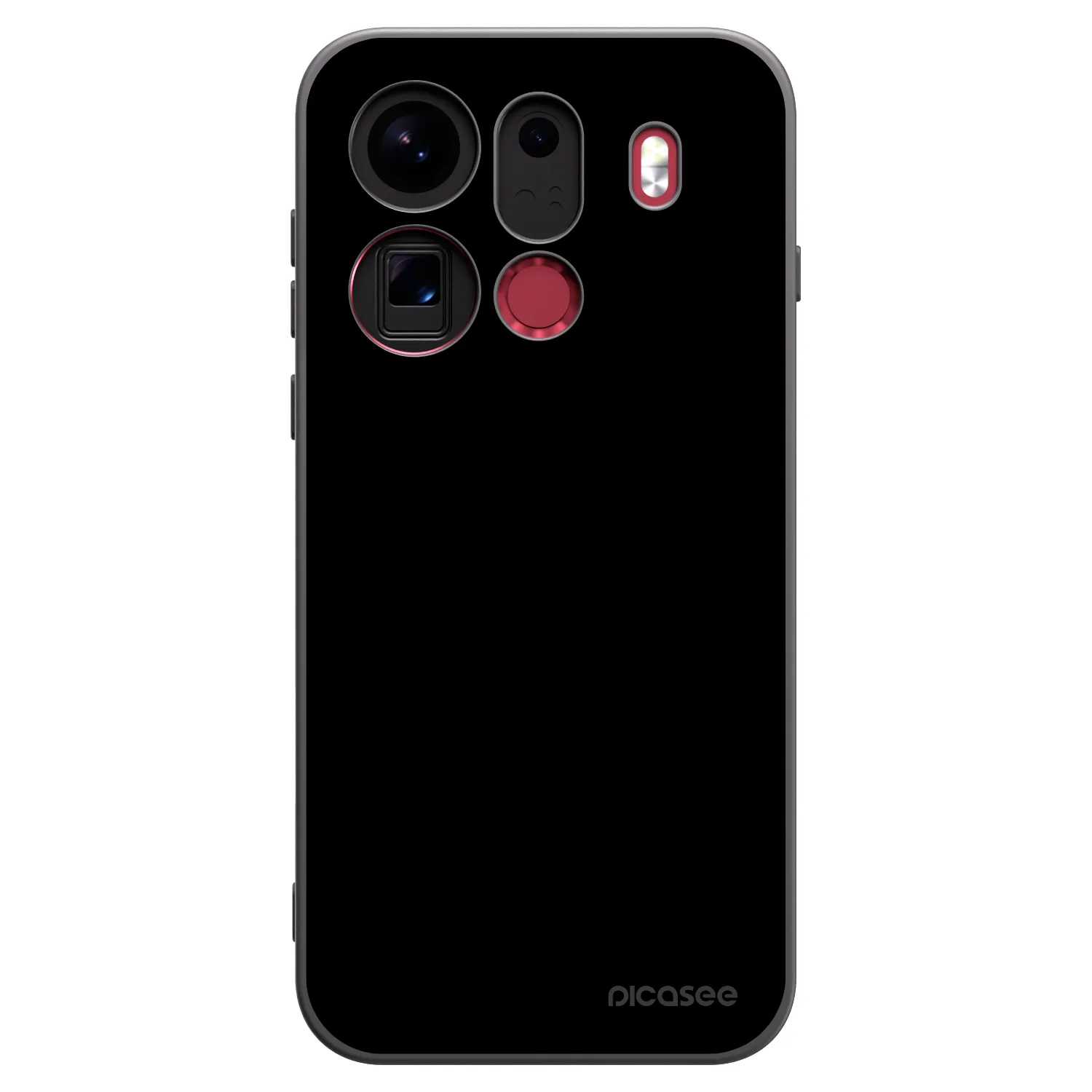 Picasee husă neagră din silicon pentru OPPO Find X9 Pro - Black Bliss