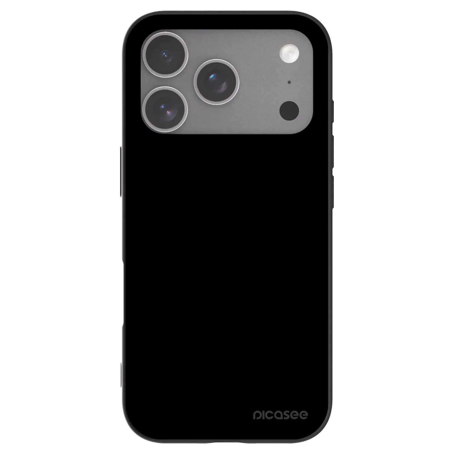 Picasee husă neagră din silicon pentru Apple iPhone 18 Pro - Black Bliss