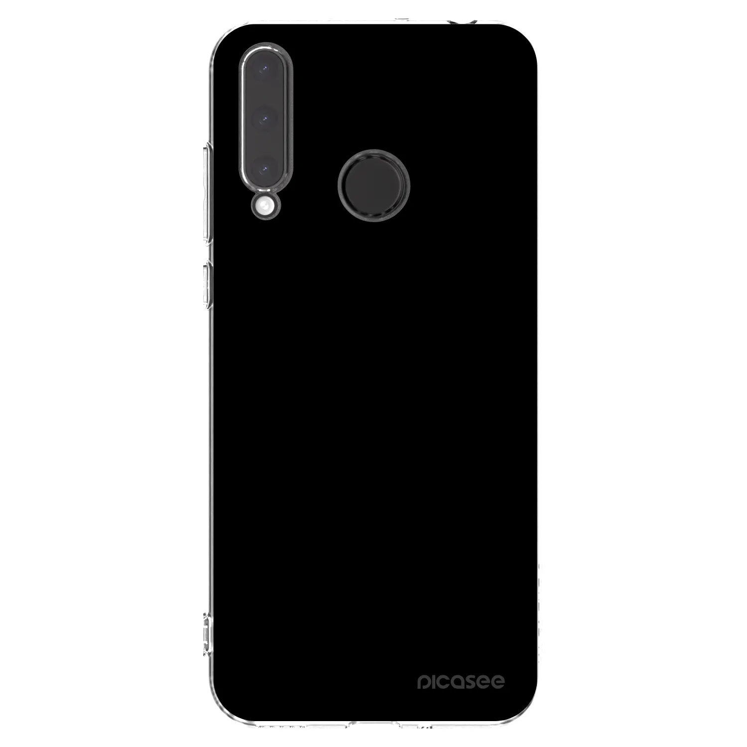 Picasee husă transparentă din silicon pentru Honor 20 Lite - Black Bliss