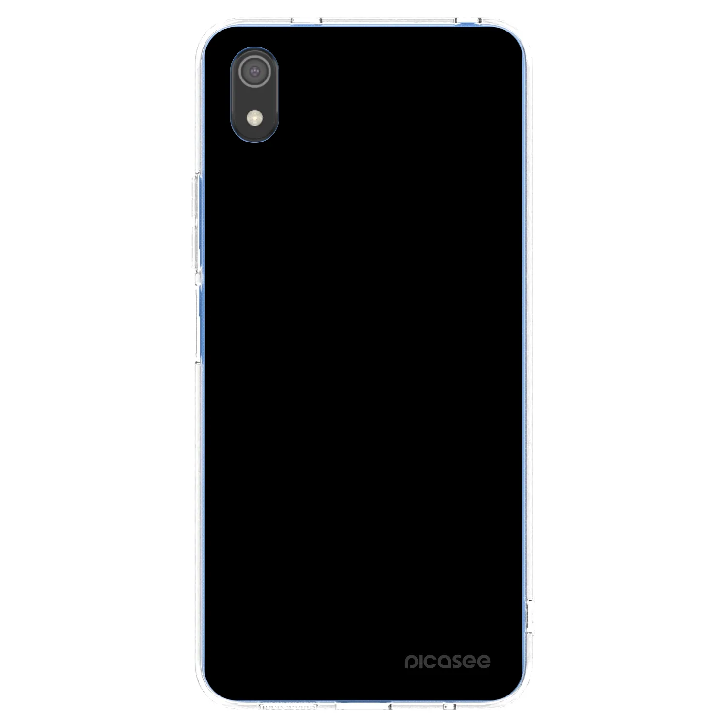 Picasee husă transparentă din silicon pentru Xiaomi Redmi 7A - Black Bliss