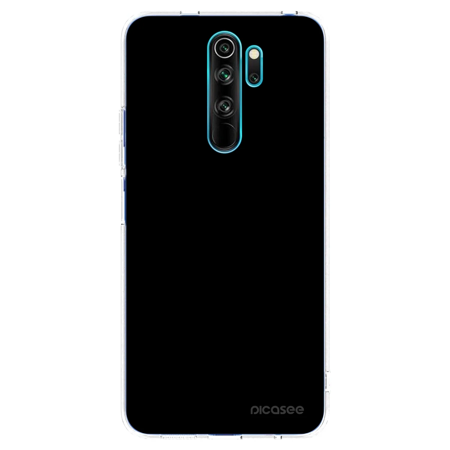 Picasee husă transparentă din silicon pentru Xiaomi Redmi Note 8 Pro - Black Bliss