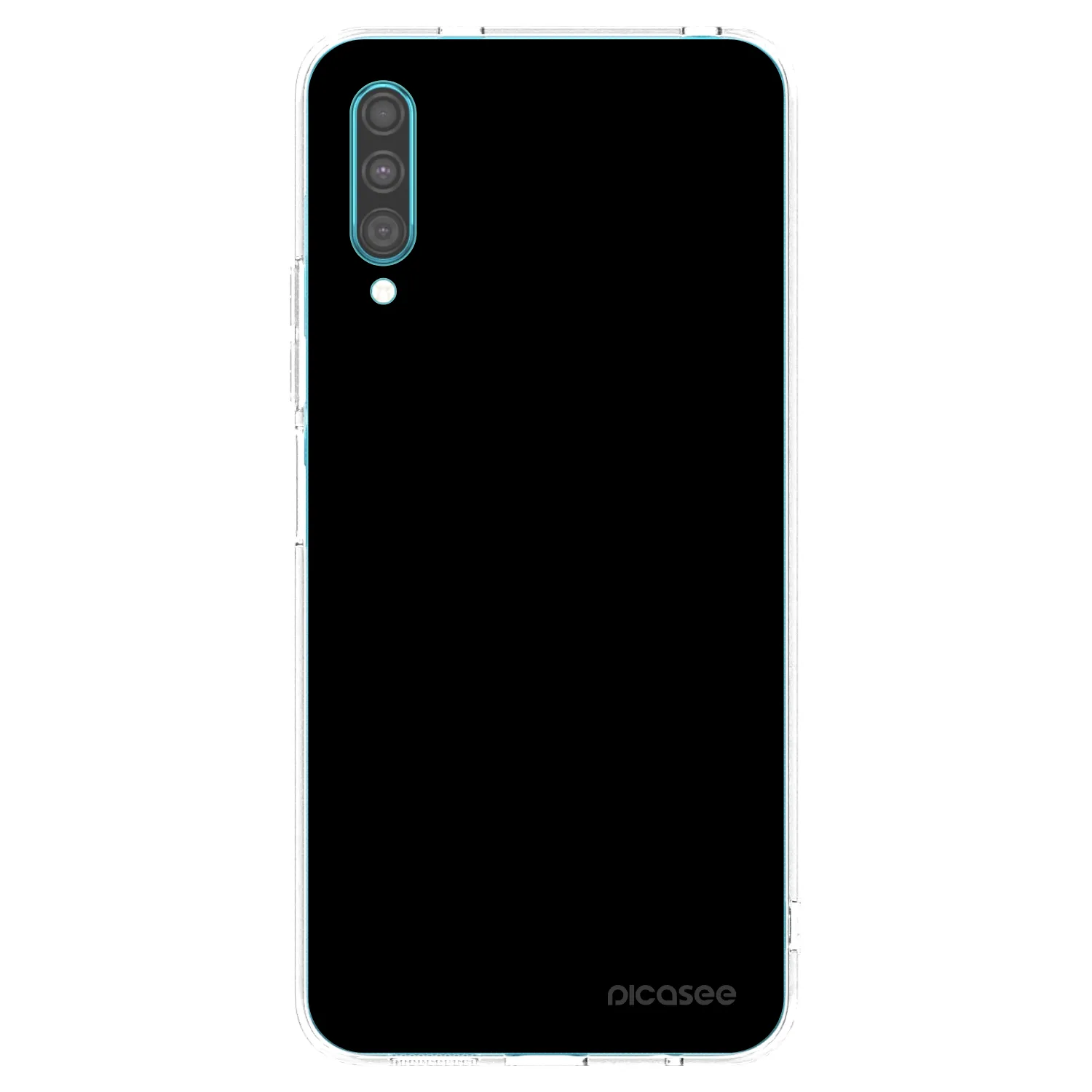 Picasee husă transparentă din silicon pentru Samsung Galaxy A30s A307F - Black Bliss