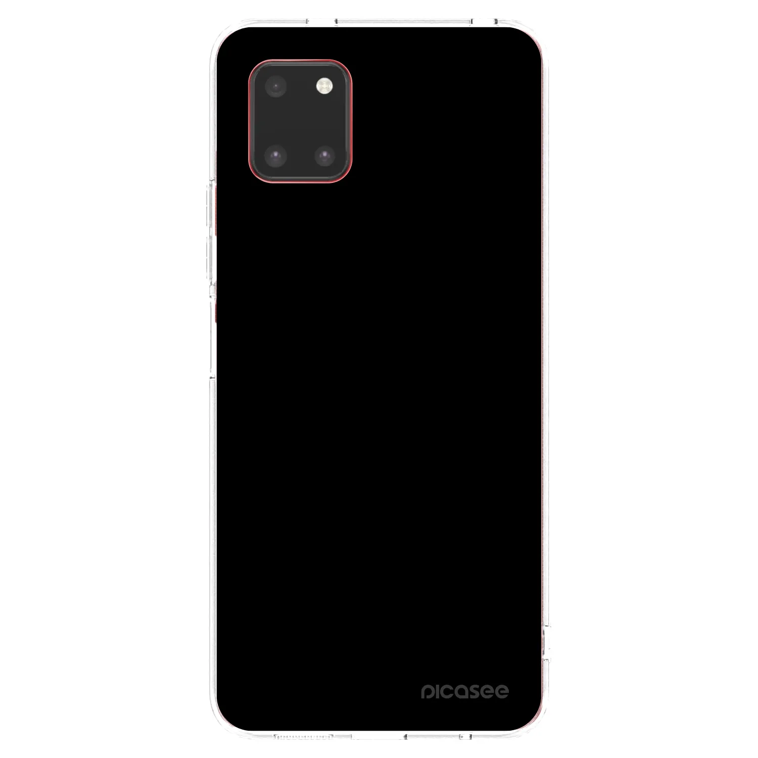 Picasee husă transparentă din silicon pentru Samsung Galaxy Note 10 Lite N770F - Black Bliss