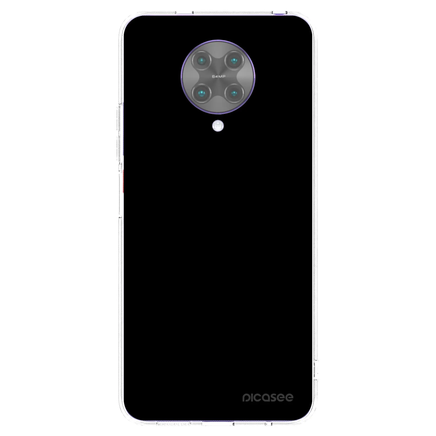 Picasee husă transparentă din silicon pentru Xiaomi Poco F2 Pro - Black Bliss