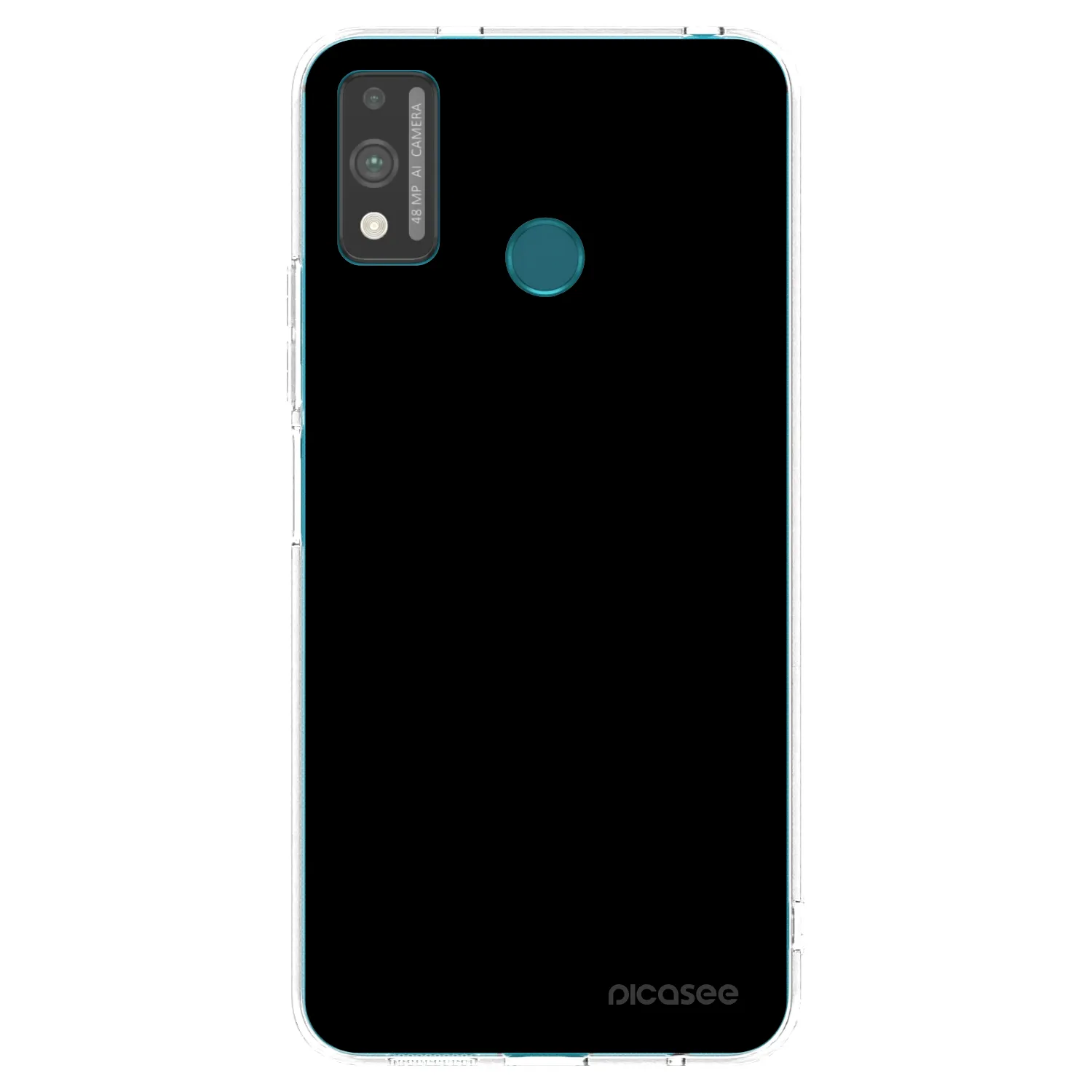 Picasee husă transparentă din silicon pentru Honor 9X Lite - Black Bliss