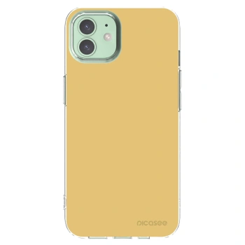 Picasee husă transparentă din silicon pentru Apple iPhone 12 Pro - Canary Crystal