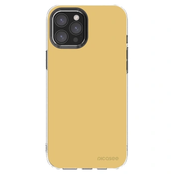 Picasee husă transparentă din silicon pentru Apple iPhone 12 Pro Max - Canary Crystal