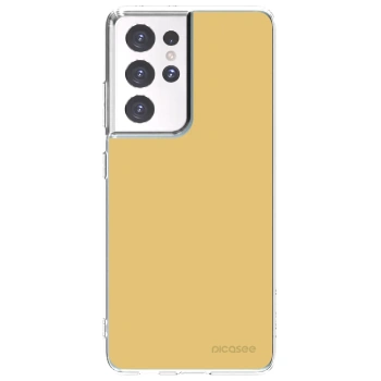 Picasee husă transparentă din silicon pentru Samsung Galaxy S21 Ultra 5G G998B - Canary Crystal