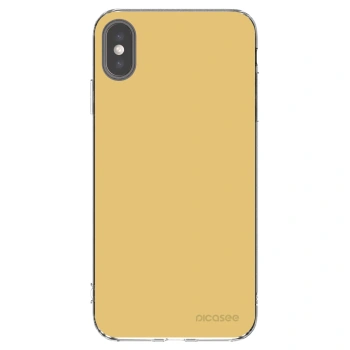 Picasee husă transparentă din silicon pentru Apple iPhone XS Max - Canary Crystal
