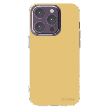 Picasee husă transparentă din silicon pentru Apple iPhone 14 Pro - Canary Crystal