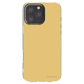 Picasee husă transparentă din silicon pentru Apple iPhone 16 Pro Max - Canary Crystal
