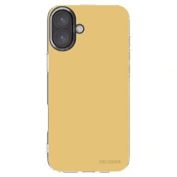 Picasee husă transparentă din silicon pentru Apple iPhone 16 Plus - Canary Crystal