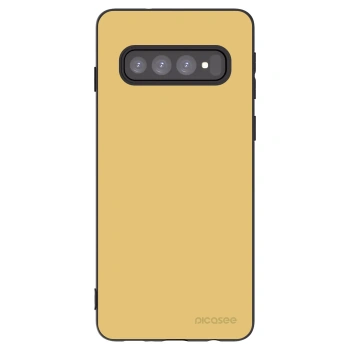 Picasee husă neagră din silicon pentru Samsung Galaxy S10 G973 - Canary Crystal