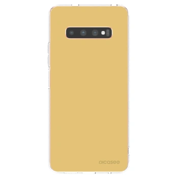 Picasee husă transparentă din silicon pentru Samsung Galaxy S10 Plus G975 - Canary Crystal
