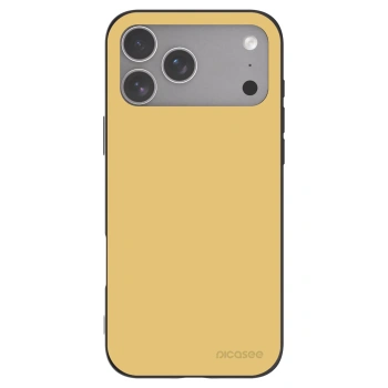 Picasee husă neagră din silicon pentru Apple iPhone 18 Pro Max - Canary Crystal