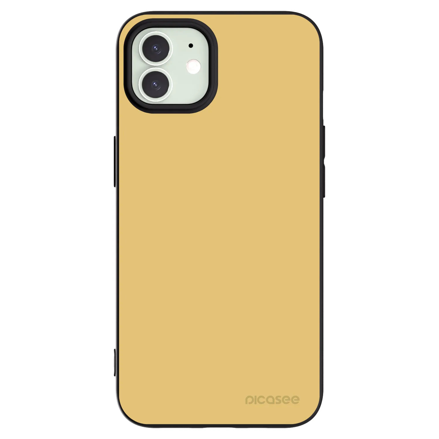 Picasee husă neagră din silicon pentru Apple iPhone 12 Pro - Canary Crystal