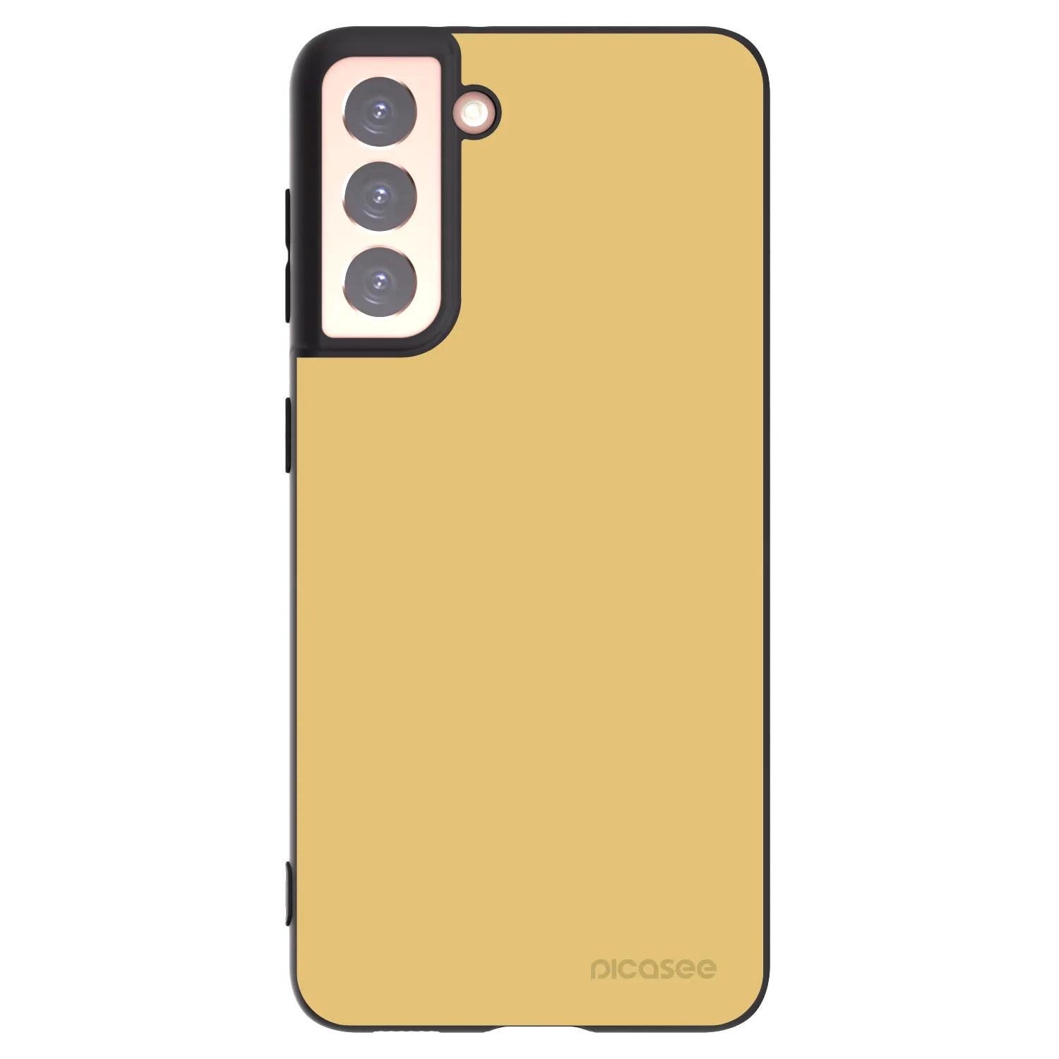 Picasee husă neagră din silicon pentru Samsung Galaxy S21 5G G991B - Canary Crystal