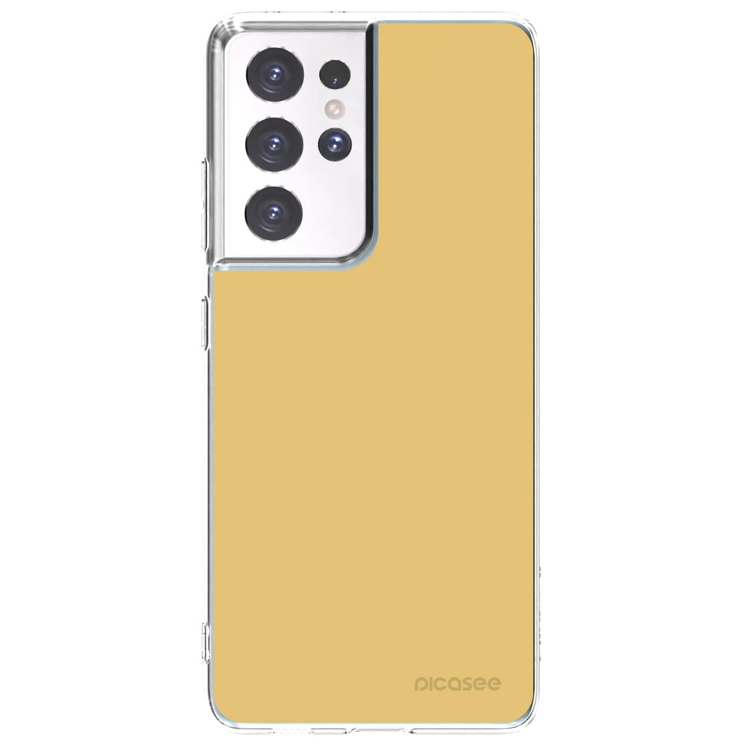 Picasee husă transparentă din silicon pentru Samsung Galaxy S21 Ultra 5G G998B - Canary Crystal