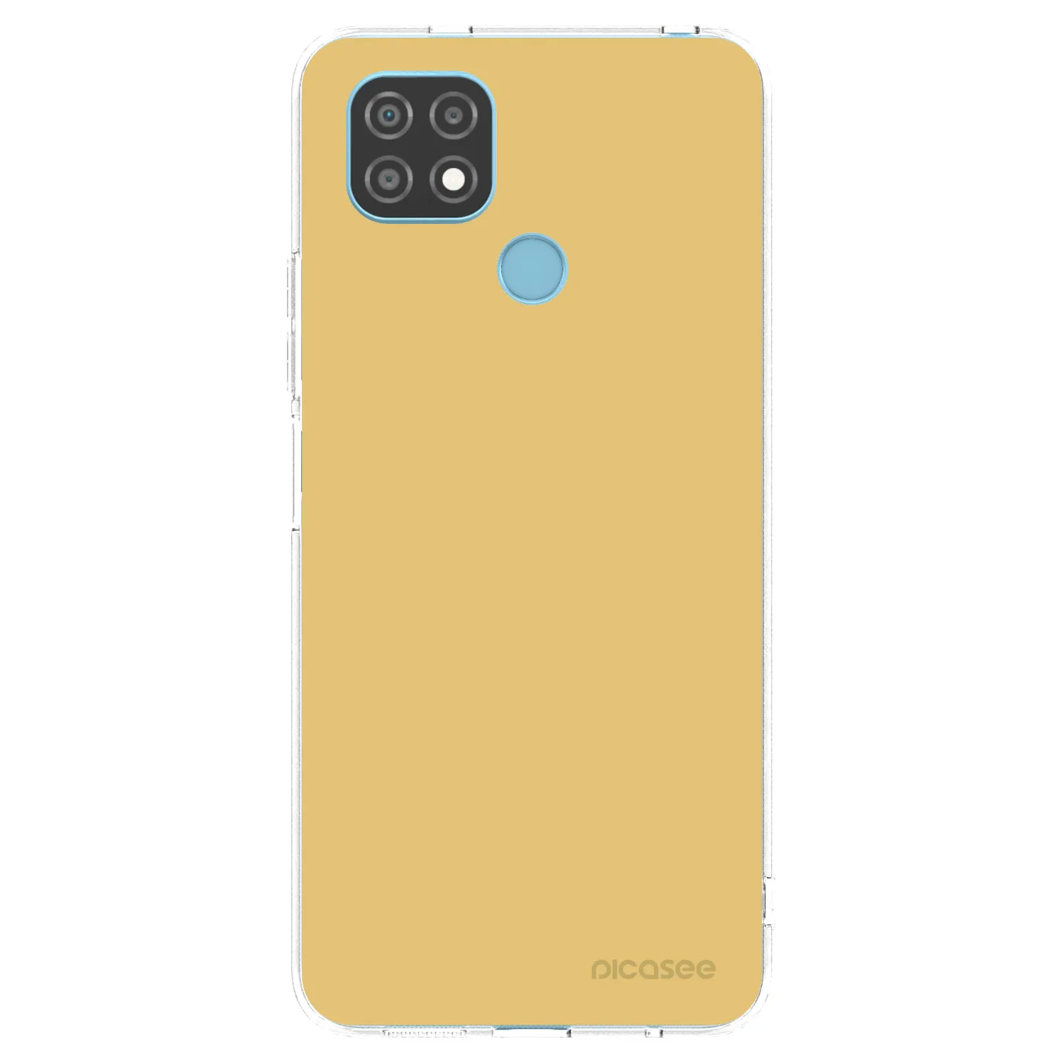 Picasee husă transparentă din silicon pentru Realme C21 - Canary Crystal