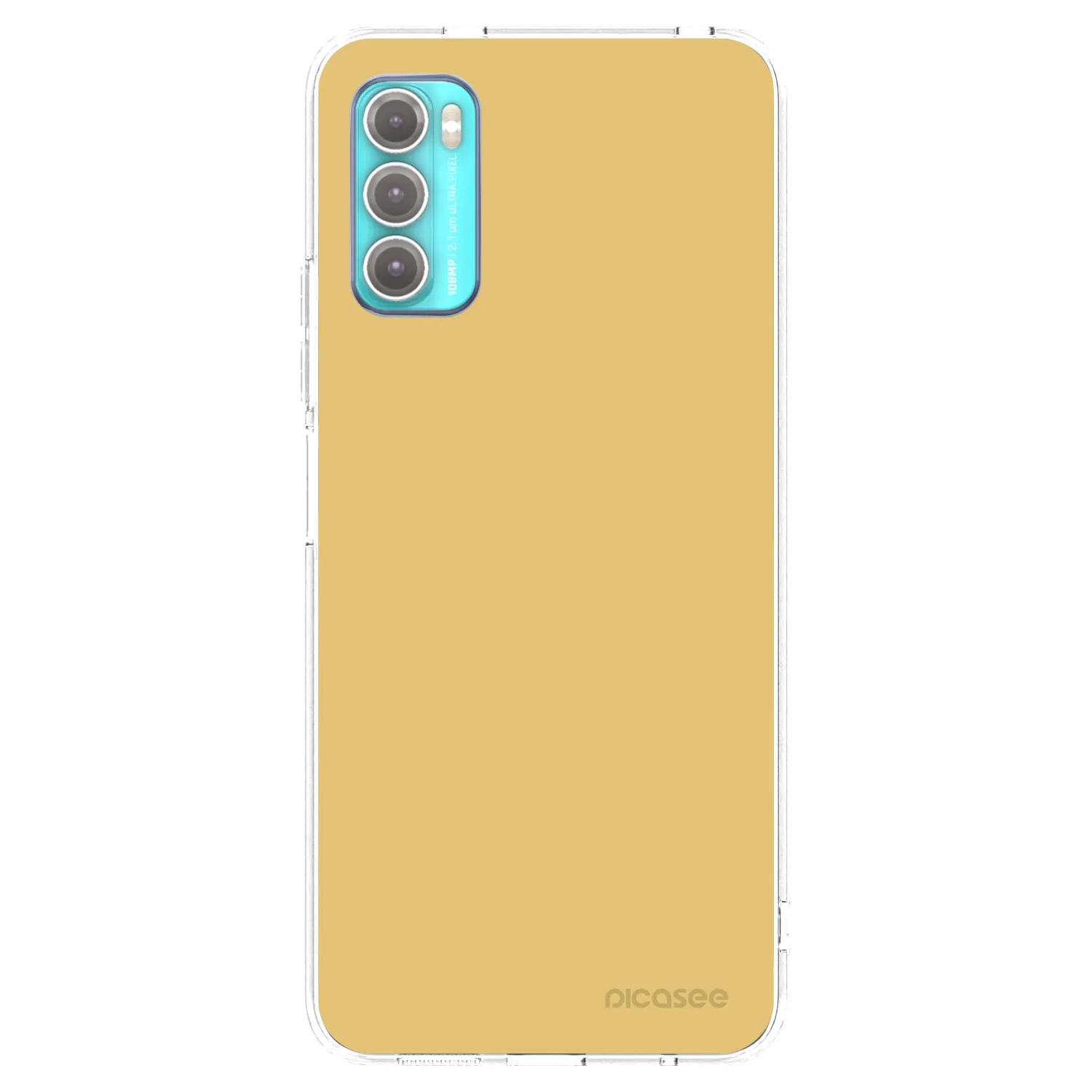 Picasee husă transparentă din silicon pentru Motorola Moto G60 - Canary Crystal