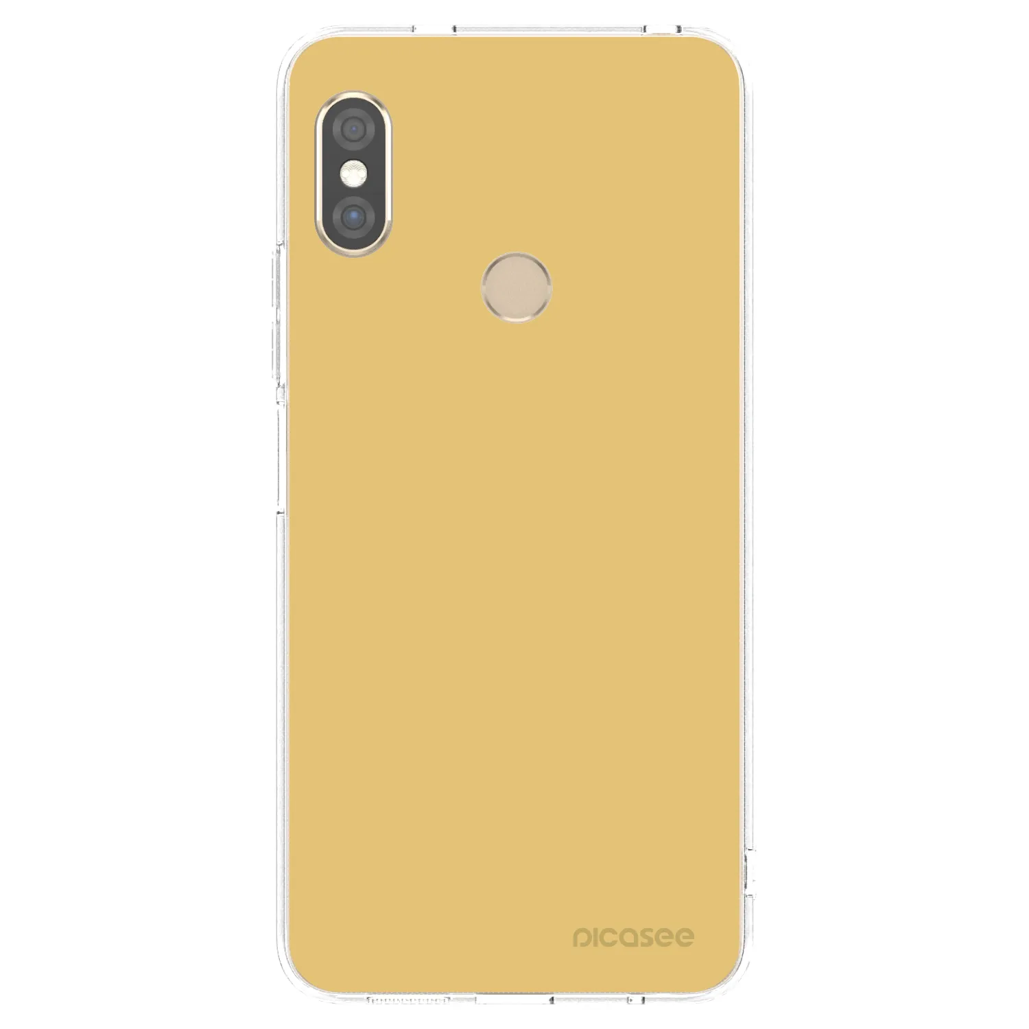 Picasee husă transparentă din silicon pentru Xiaomi Redmi Note 5 Global - Canary Crystal