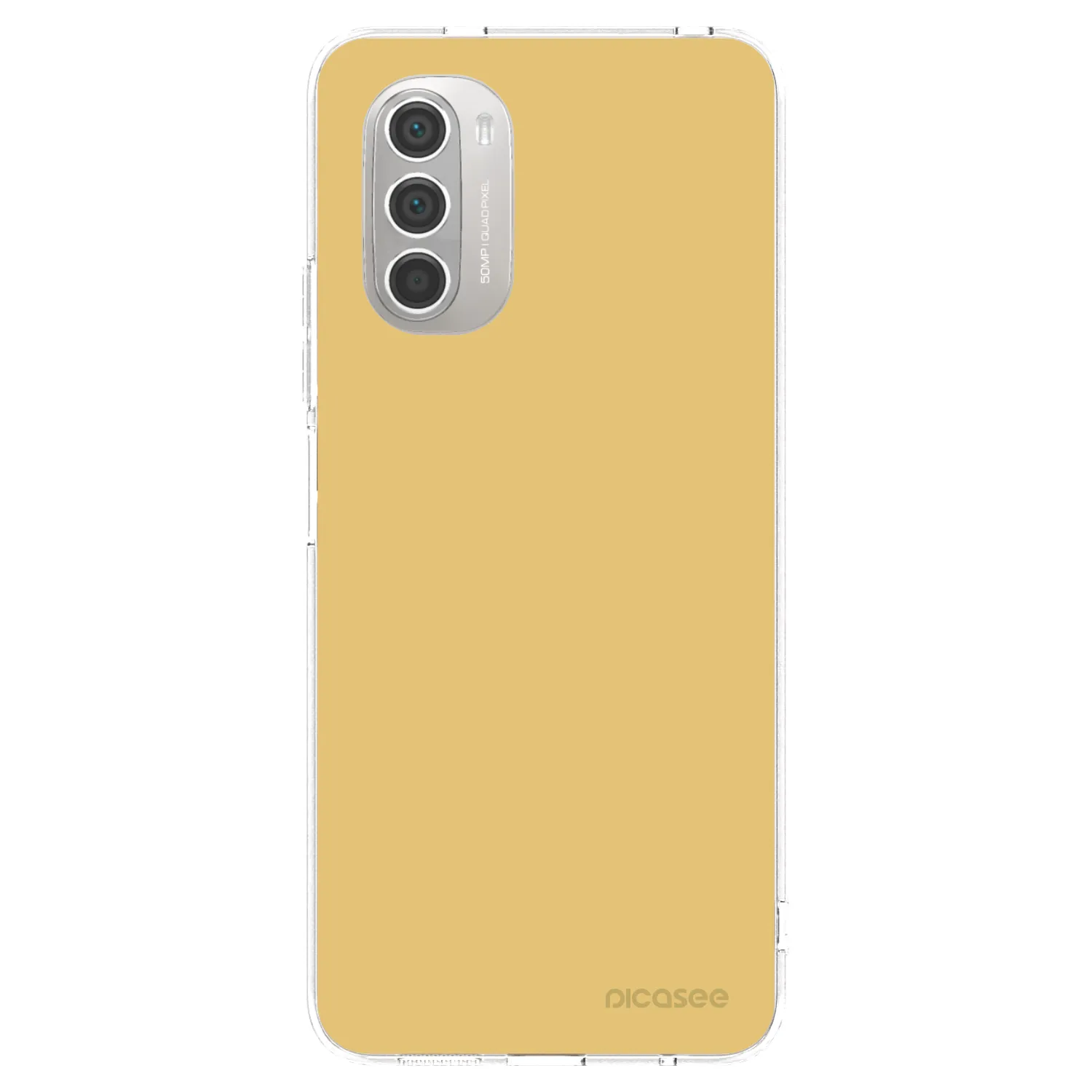 Picasee husă transparentă din silicon pentru Motorola Moto G51 - Canary Crystal