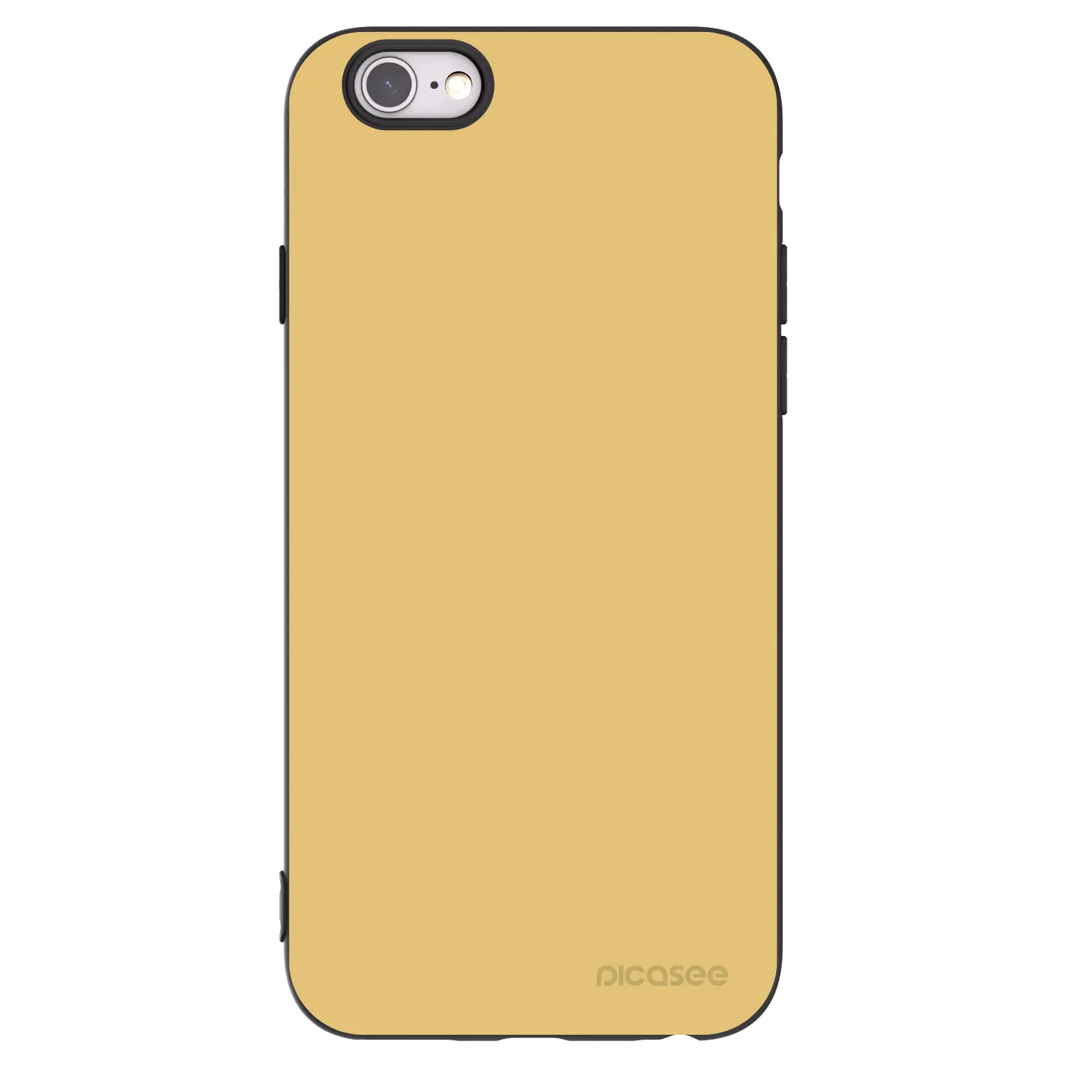 Picasee husă neagră din silicon pentru Apple iPhone 6/6S - Canary Crystal