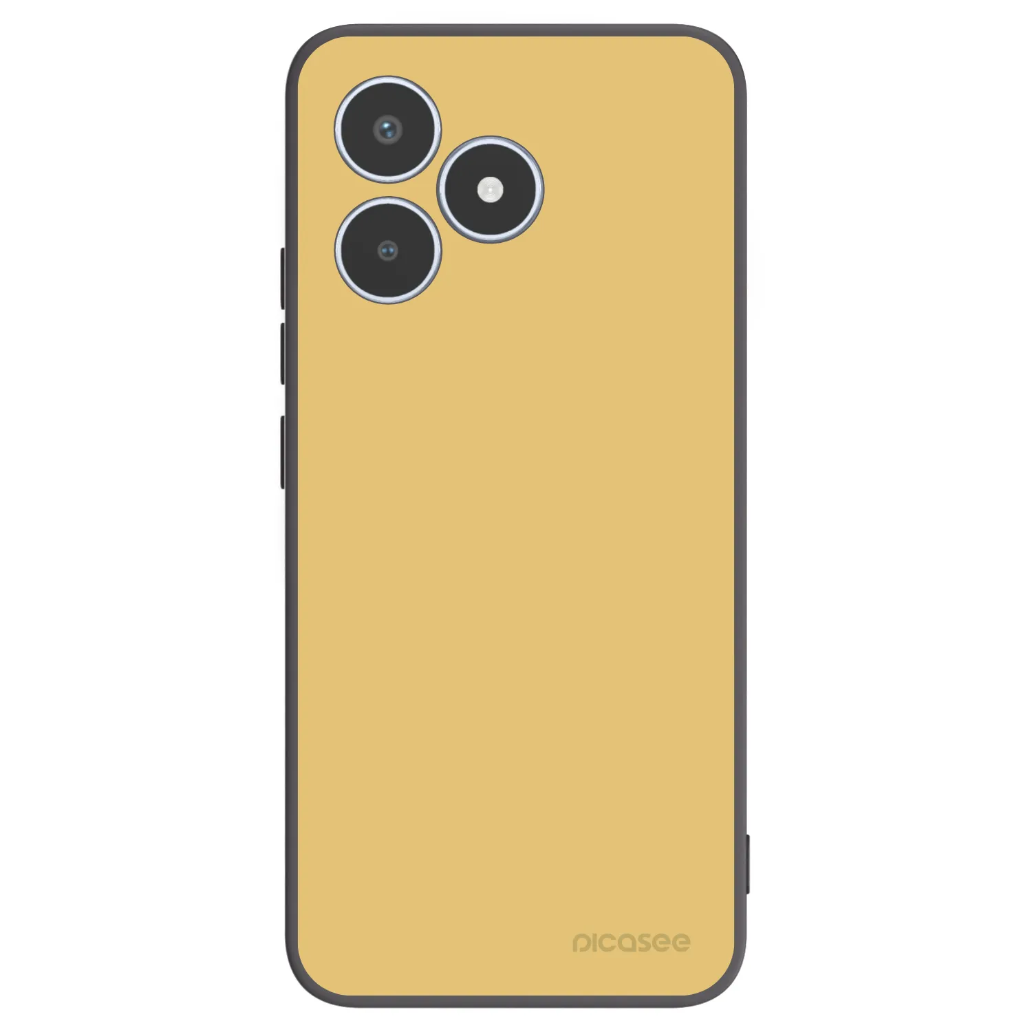 Picasee husă neagră din silicon pentru Realme C53 - Canary Crystal