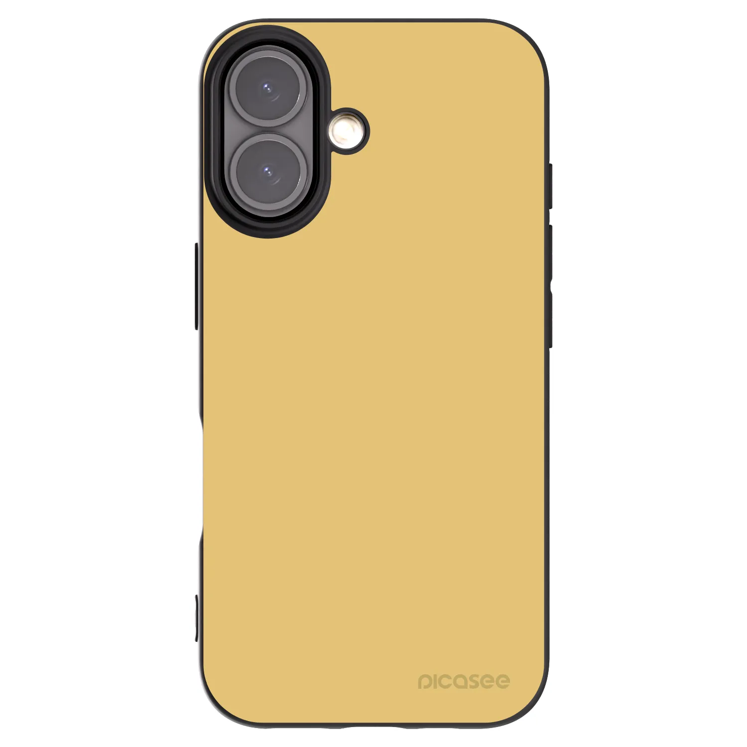 Picasee husă neagră din silicon pentru Apple iPhone 16 - Canary Crystal